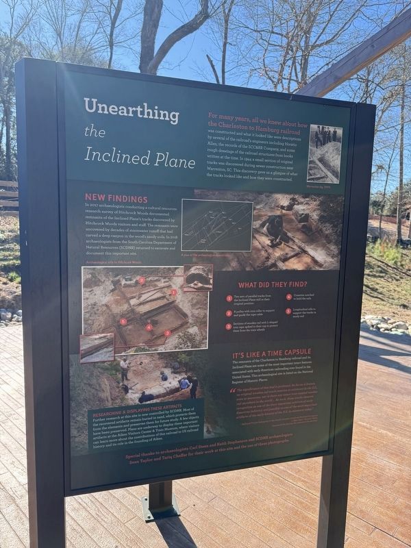 Unearthing the Inclined Plane Marker image. Click for full size.