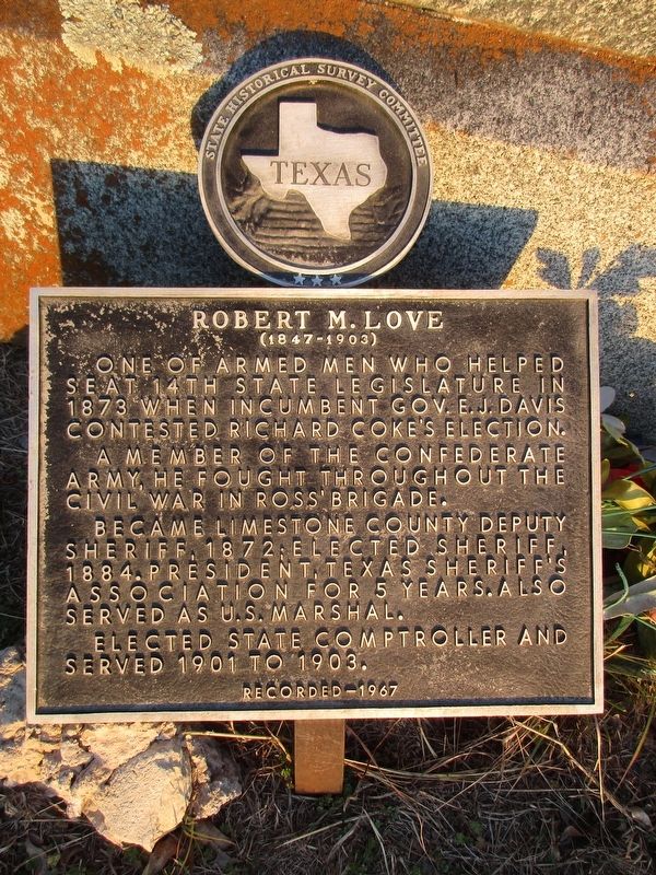 Robert M. Love Marker image. Click for full size.