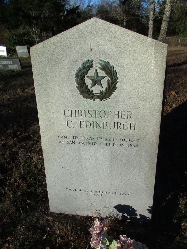 Christopher C. Edinburg Marker image. Click for full size.