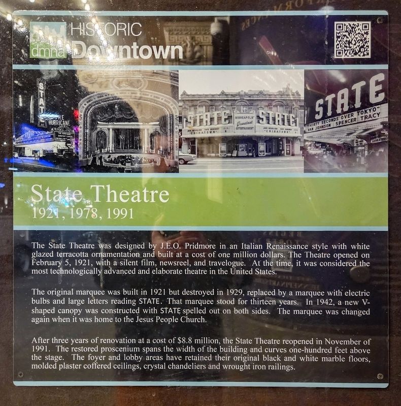 State Theatre Marker image. Click for full size.