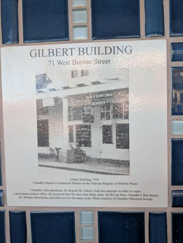 Gilbert Building Marker image. Click for full size.