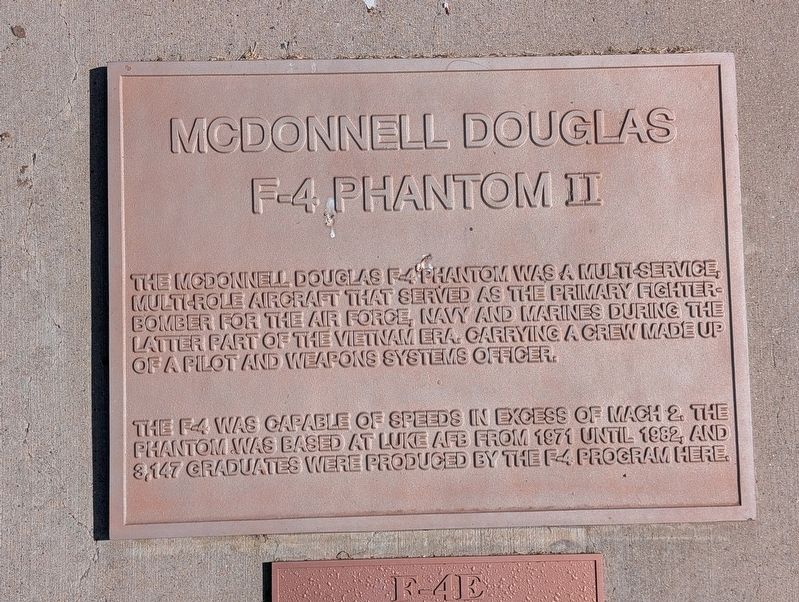 McDonnell Douglas F-4 Phantom II Marker image. Click for full size.