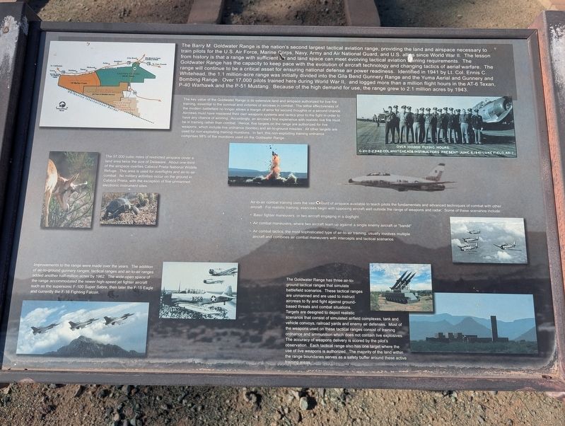 The Barry M. Goldwater Range Marker image. Click for full size.