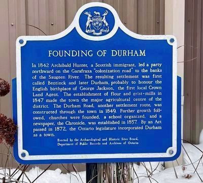 Founding of Durham - Marker image. Click for full size.