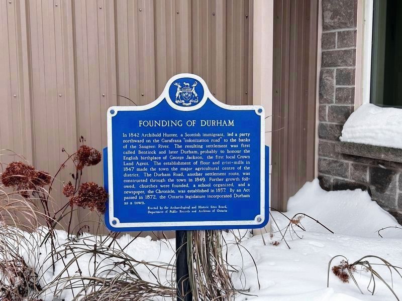 Founding of Durham - Marker in context image. Click for full size.