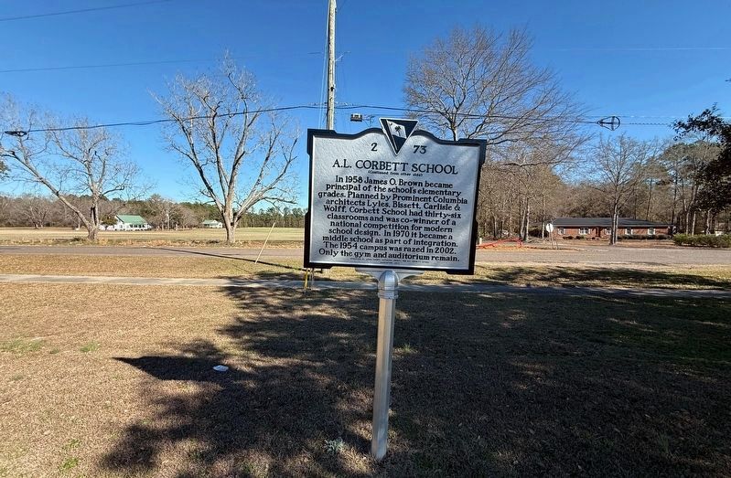 A.L. Corbett School Marker image. Click for full size.