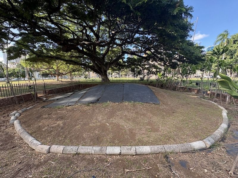 Site of the First Royal Mausoleum and Crypt image. Click for full size.