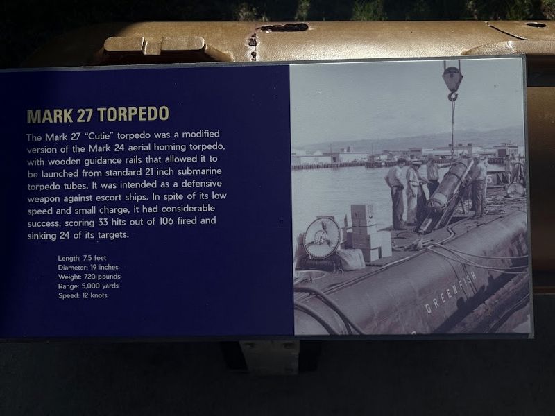 Mark 27 Torpedo Marker image. Click for full size.
