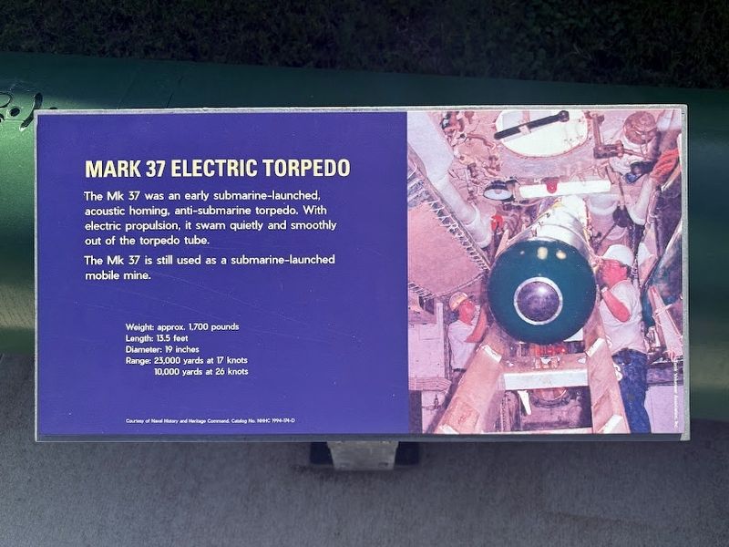 Mark 37 Electric Torpedo Marker image. Click for full size.