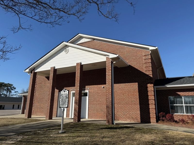 First Baptist Church of Gaston Marker image. Click for full size.