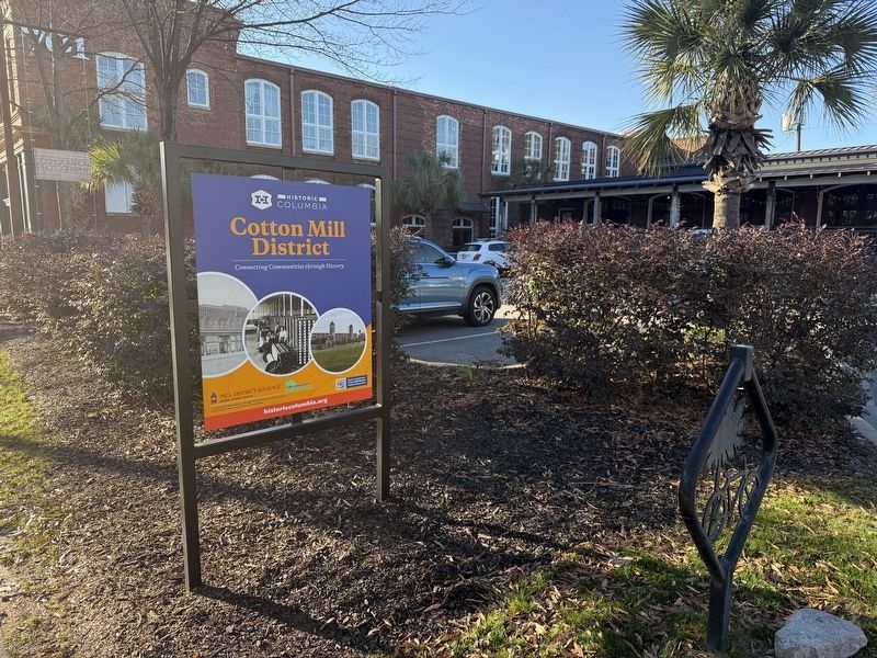 Cotton Mill District Marker image. Click for full size.