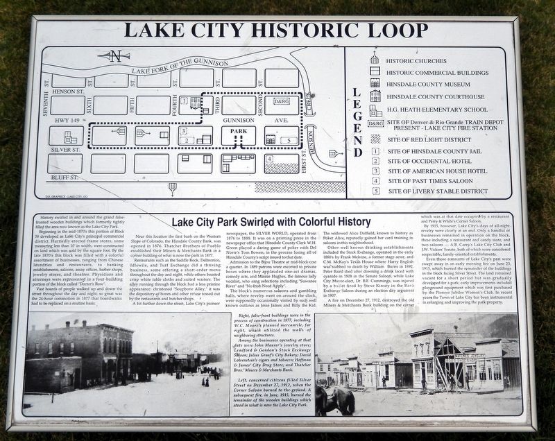 Lake City Historic Loop Marker image. Click for full size.