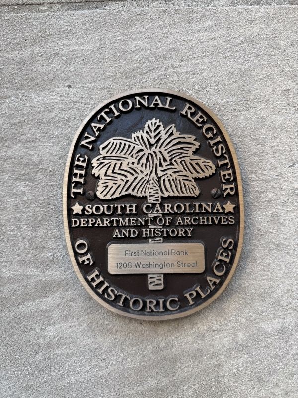 National Register of Historic Places plaque for the building image. Click for full size.