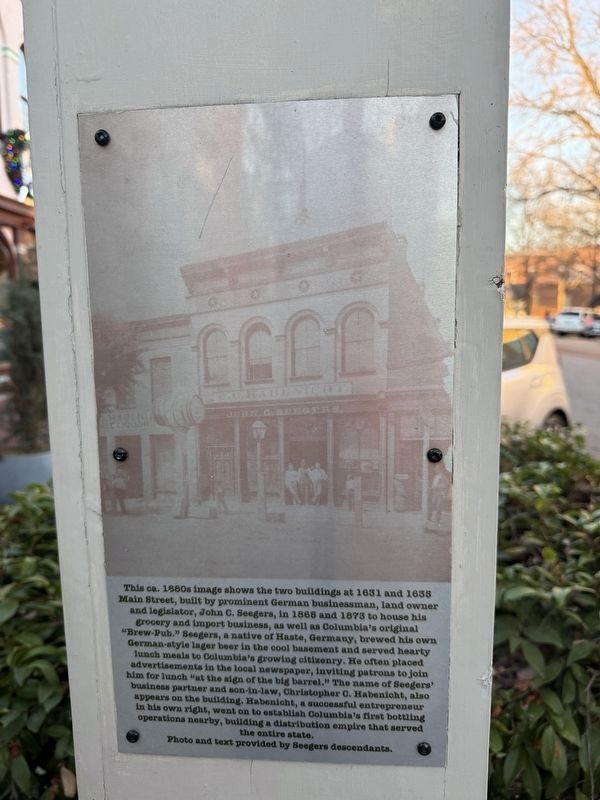 John C. Seegers Marker image. Click for full size.