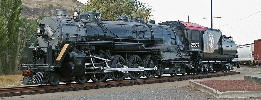 Great Northern Railway Class P-2 Engine No. 2507 image. Click for full size.