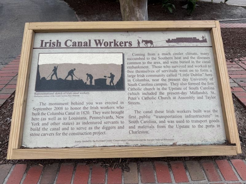 Irish Canal Workers Marker. Click for full size. Irish Canal Workers Marker image. Click for full size.