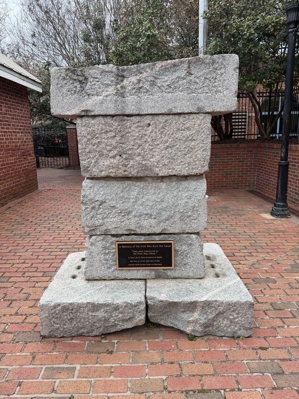 In Memory of the Irish Who Built the Canal Marker. Click for full size. In Memory of the Irish Who Built the Canal Marker image. Click for full size.