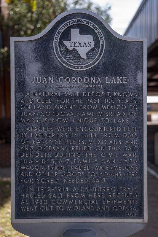 Juan Cordona Lake Marker. Click for full size. Juan Cordona Lake Marker image. Click for full size.