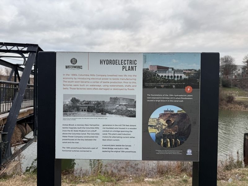 Hydroelectric Plant Marker. Click for full size. Hydroelectric Plant Marker image. Click for full size.