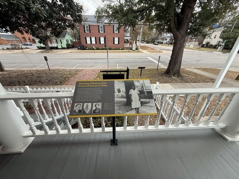 Making History One Generation at a Time Marker image. Click for full size.