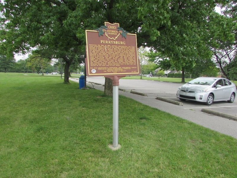 Perrysburg Marker. Click for full size. Perrysburg Marker image. Click for full size.