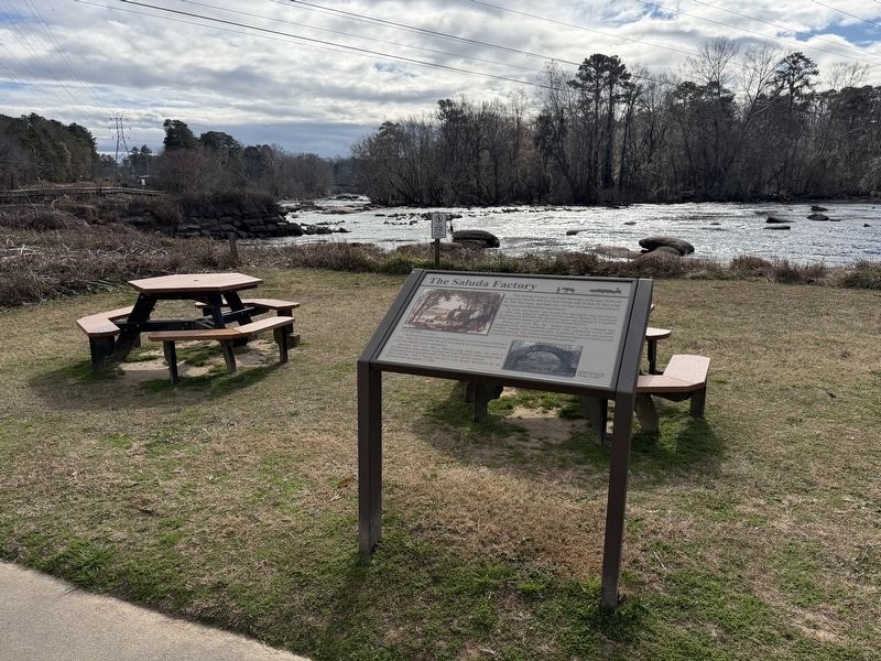 The Saluda Factory Marker. Click for full size. The Saluda Factory Marker image. Click for full size.