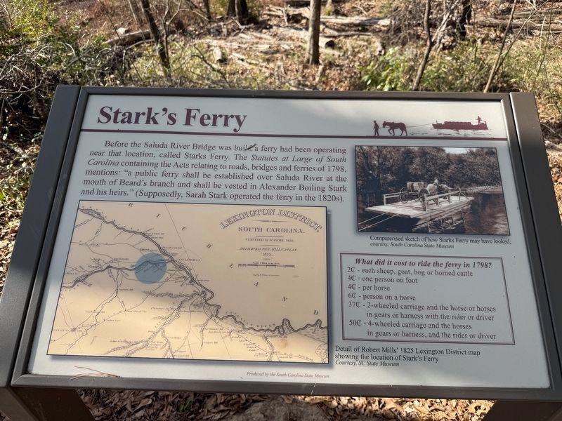 Stark's Ferry Marker. Click for full size. Stark's Ferry Marker image. Click for full size.