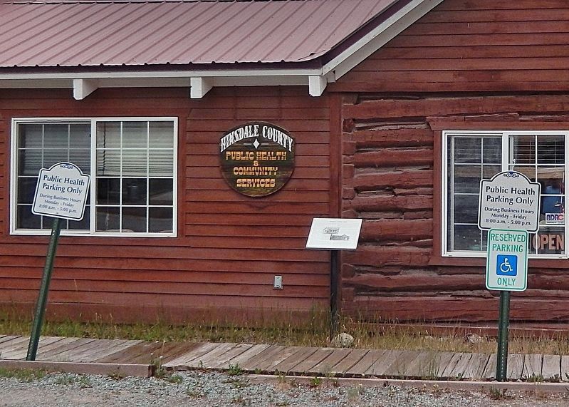 Hughes Cabin � 1876 Marker image. Click for full size.