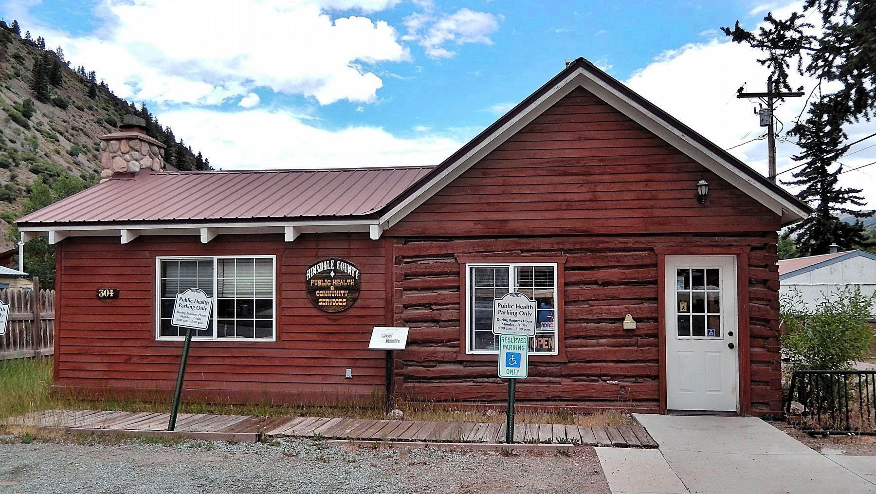 Hughes Cabin (<i>south/front elevation</i>) image. Click for full size.