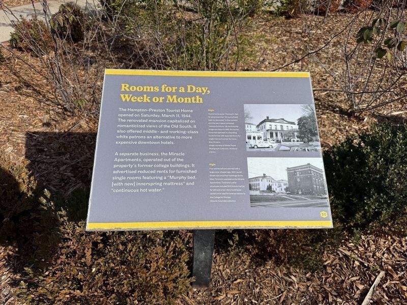 Rooms for a Day, Week or Month Marker image. Click for full size.