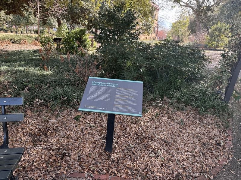 Hampton-Preston Sustainers Garden Marker. Click for full size. Hampton-Preston Sustainers Garden Marker image. Click for full size.