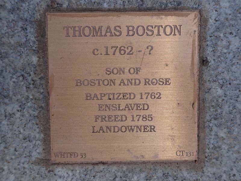 Thomas Boston Witness Stone image. Click for full size.