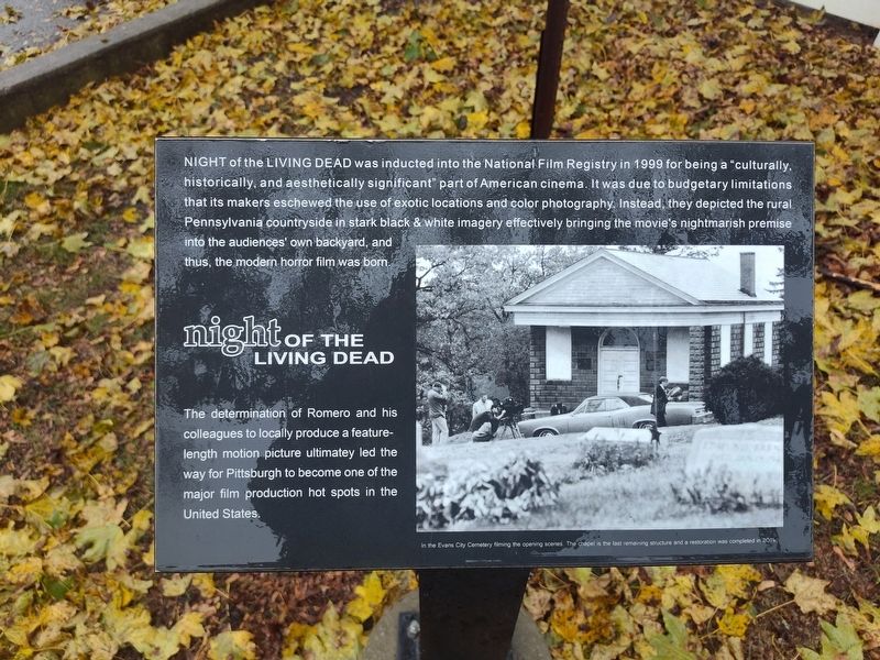 Night of the Living Dead Marker image. Click for full size.