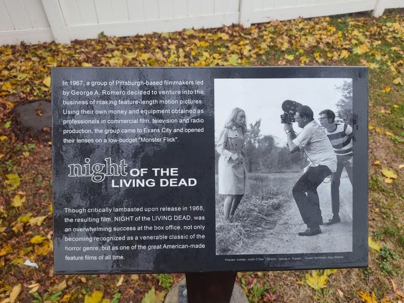 Night of the Living Dead Marker image. Click for full size.