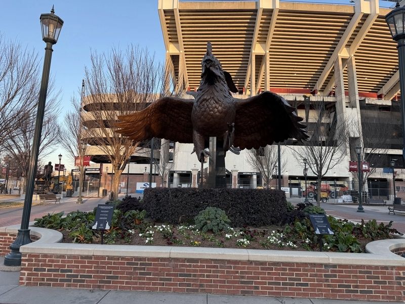 Nearby South Carolina Gamecocks Sculpture image. Click for full size.