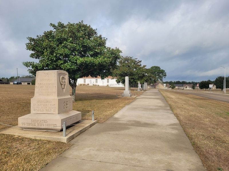38th Infantry Division Marker. Click for full size. 38th Infantry Division Marker image. Click for full size.