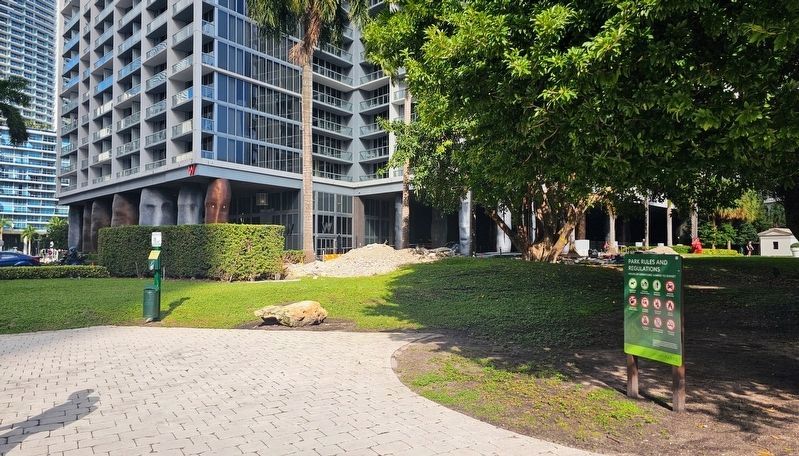 Mary Brickell Park Marker image. Click for full size.
