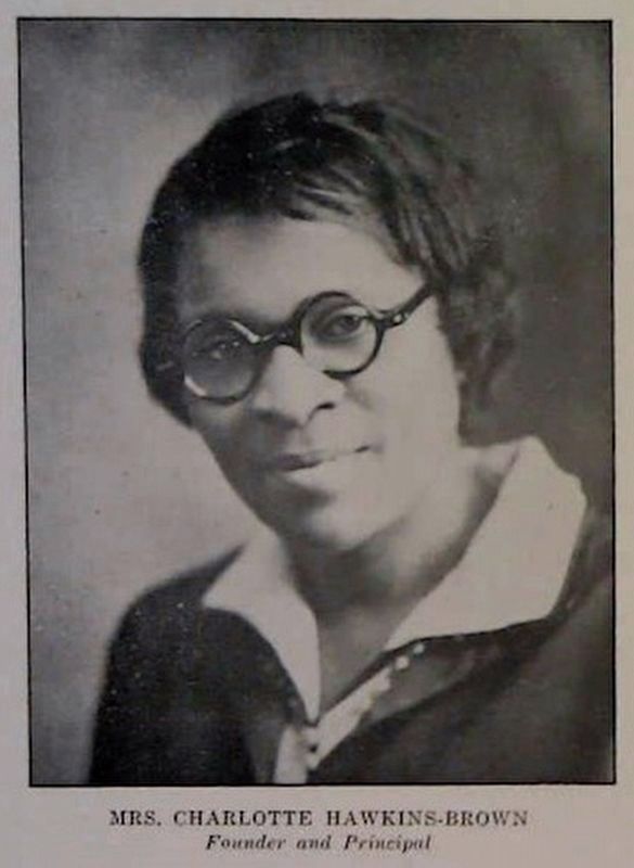 Image of Charlotte Hawkins Brown from <i>At Calm Sedalia</i>. Click for more information. Image of Charlotte Hawkins Brown from <i>At Calm Sedalia</i> image. Click for more information.