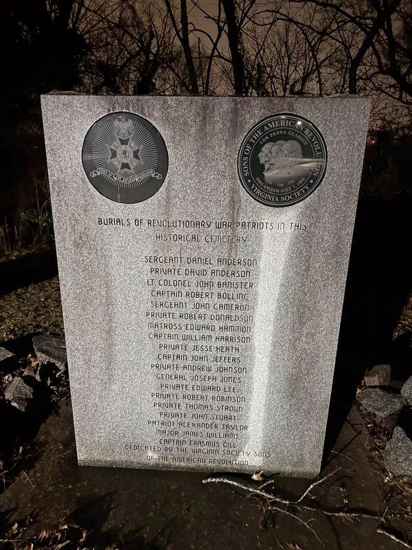 Revolutionary War Patriots Memorial. Click for full size. Revolutionary War Patriots Memorial image. Click for full size.