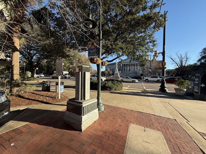 March 2, 1961 Peaceful State House Protest Marker image. Click for full size.