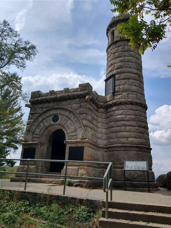 From Battlefield to National Shrine Marker image. Click for full size.