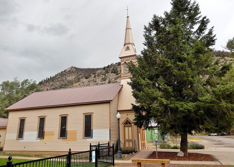 Presbyterian Church (<i>northeast elevation</i>) image. Click for full size.