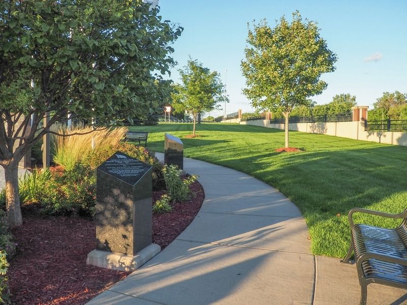 Persian Gulf War Marker (foreground) at the North St. Paul Veterans Memorial. Click for full size. Persian Gulf War Marker (foreground) at the North St. Paul Veterans Memorial image. Click for full size.