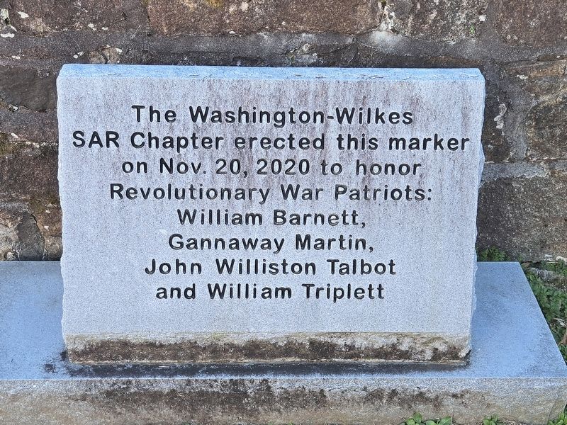 Revolutionary War Patriots Marker. Click for full size. Revolutionary War Patriots Marker image. Click for full size.