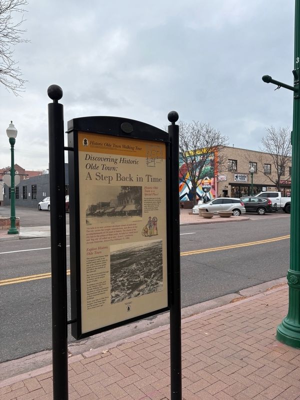 A Step Back in Time Marker Wide View. Click for full size. A Step Back in Time Marker Wide View image. Click for full size.