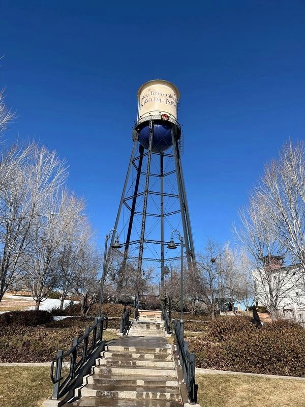 Arvada Water Tower Up Close. Click for full size. Arvada Water Tower Up Close image. Click for full size.