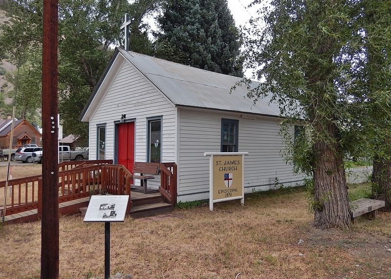 St. James Episcopal Chapel � 1876 Marker image. Click for full size.