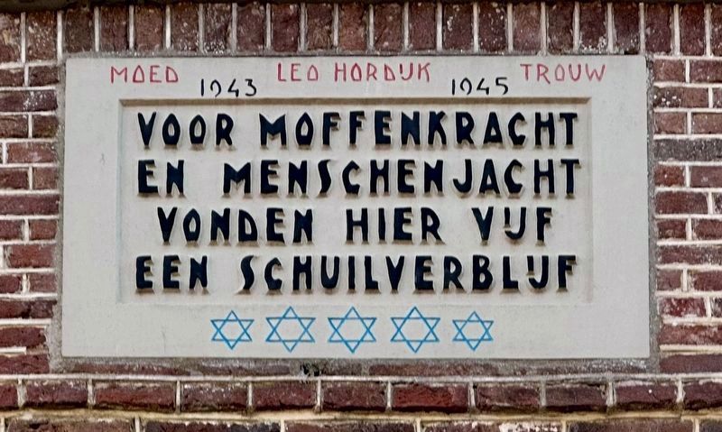 Leo Hordijk Memorial Marker image. Click for full size.