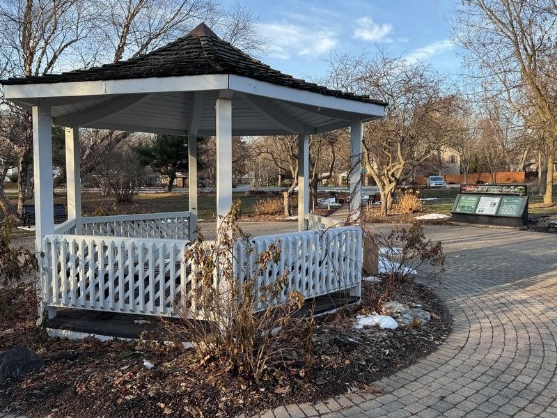 Marker by Gazebo. Click for full size. Marker by Gazebo image. Click for full size.