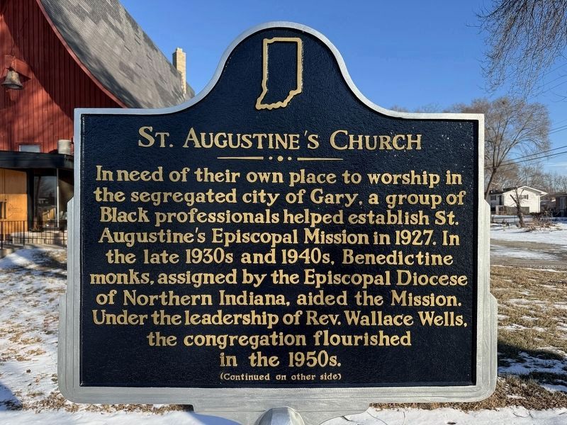 St. Augustine�s Episcopal Church Marker image. Click for full size.